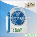 8" Mini fan Rechargeable fan with light